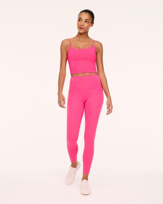 Spanx Pink Boostup Cropped Shelf Cami