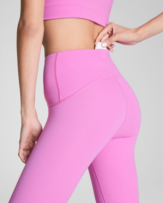Spanx Pink Shape Booty Boost Full Length Leggings