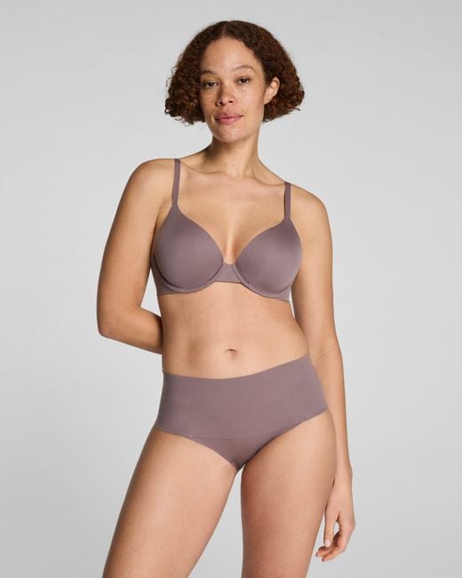Spanx Gray Supersmooth Brava Push-Up Bra