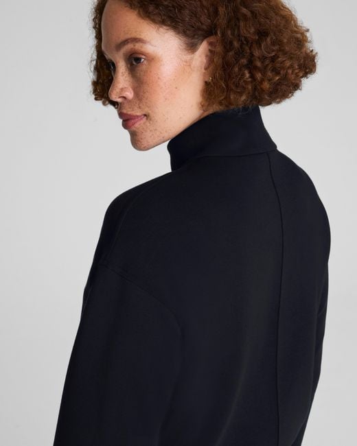 Spanx Blue Airessentials Brushed Full Zip Jacket