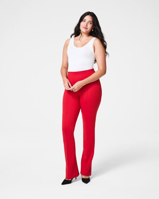 Spanx Blue Supersmoothtm Perfectfit Ponte Micro Flare Pant