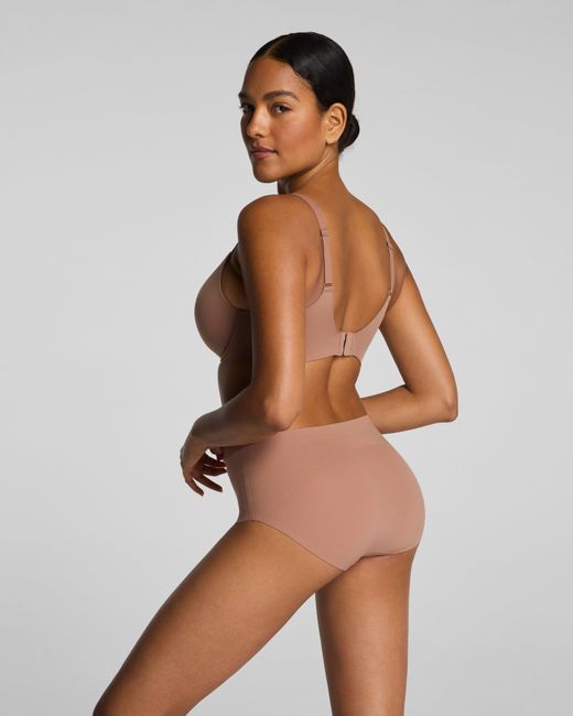 Spanx Brown Supersmooth Brava Lightly Lined Bra