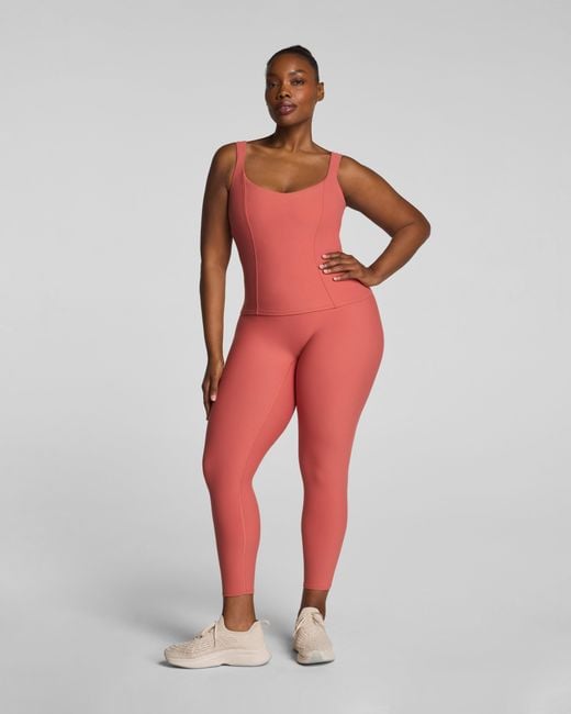 Spanx Red Onform Low-Back Tank Top