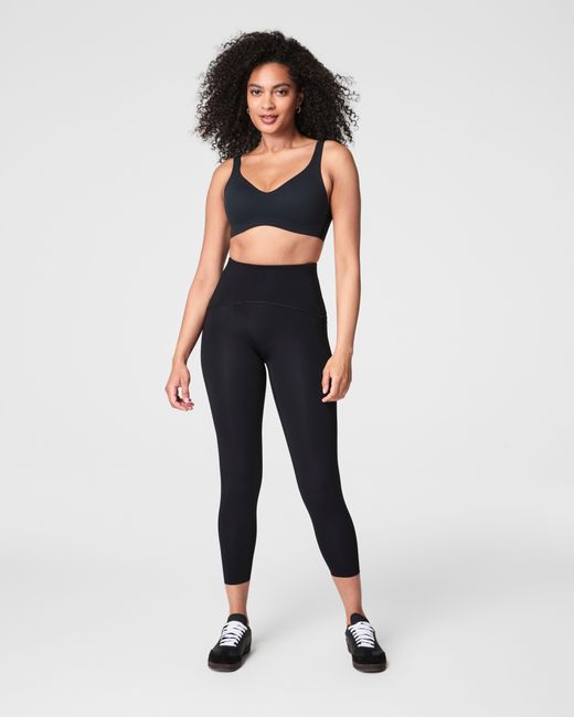 Spanx Black Shape Booty Boost Side Pocket Leggings