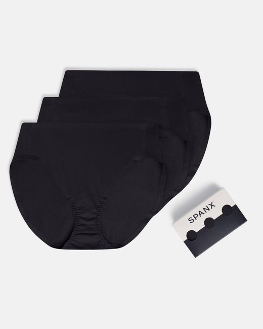 Spanx Blue Smooth Fit-To-You Supima Cotton Brief 3-Pack