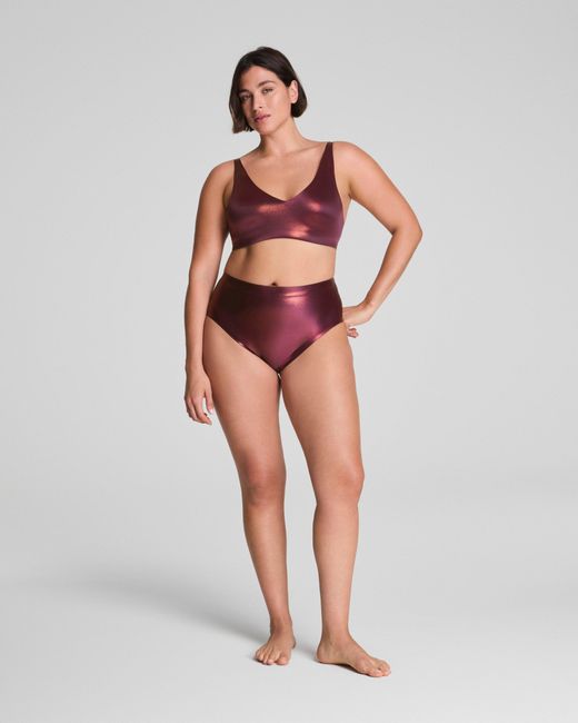 Spanx Red Shape Luxeshine Bralette