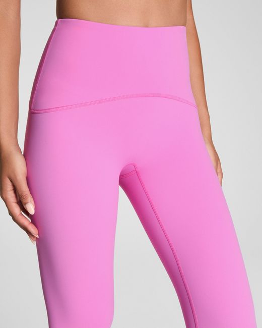 Spanx Pink Shape Booty Boost 7/8 Leggings