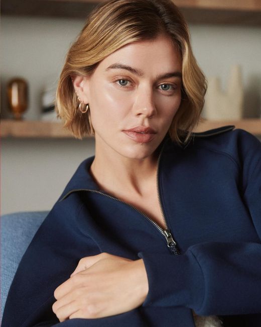 Spanx Blue Airessentials® Half Zip