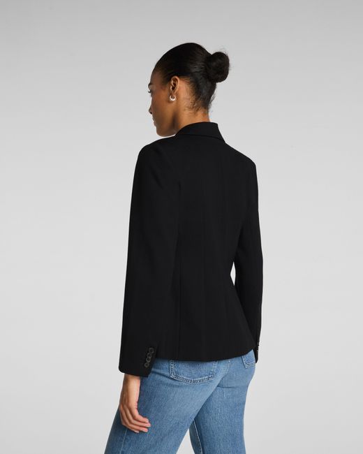 Spanx Blue Ponte Tailored Blazer
