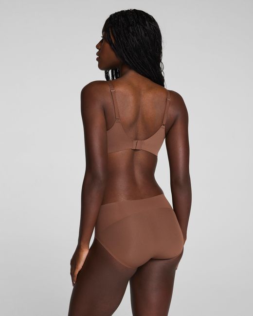 Spanx Brown Supersmooth Brava Lightly Lined Bra
