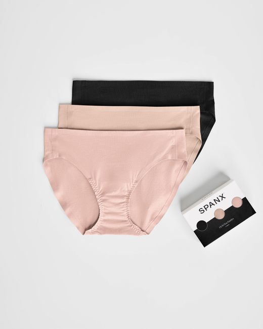 Spanx Multicolor Fit-to-you Superlight Smoothing Bikini 3-pack Box