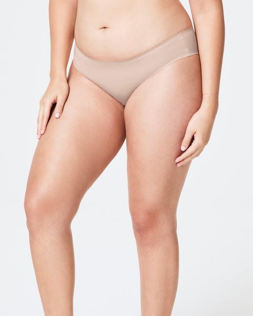 Spanx Natural Smooth Fit-To-You Modal Cotton Bikini 3-Pack Box