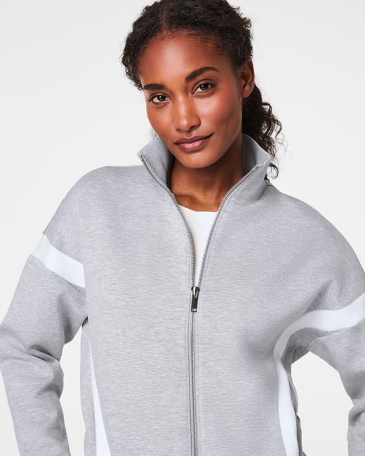 Spanx White ® Airessentials Striped Track Jacket, Limited Edition Colors