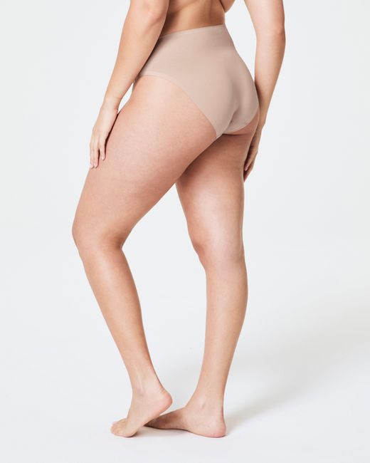 Spanx Natural Smooth Fit-To-You Modal Cotton Hi-Leg Brief 3-Pack Box