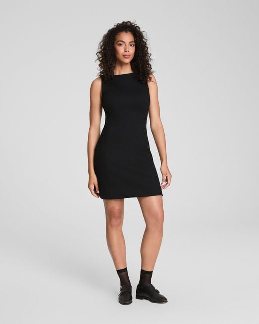 sabine backless maxi dress black Boden Women's Topstitch Ponte Work Dress in Black