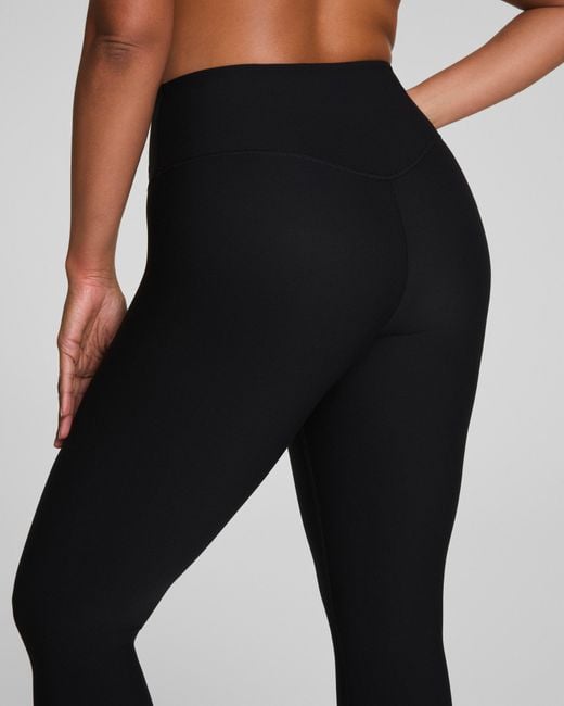 Spanx Black Smooth Onform Cropped Leggings, 19"