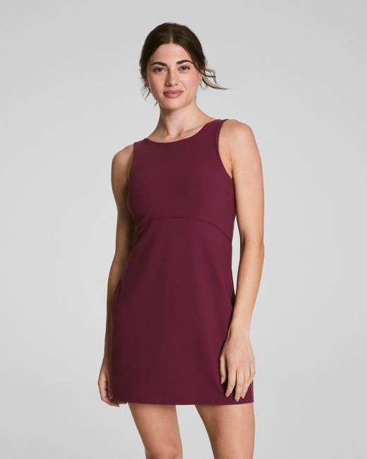 Spanx Purple Smooth Onform Tank Dress