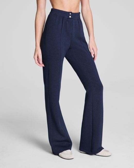Spanx Blue Airessentials Brushed Flare Pants