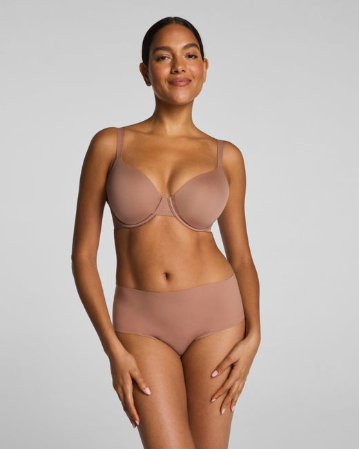 Spanx Brown Supersmooth Brava Lightly Lined Bra