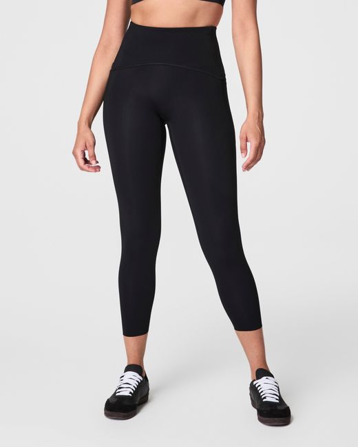 Spanx Black Shape Booty Boost Side Pocket Leggings