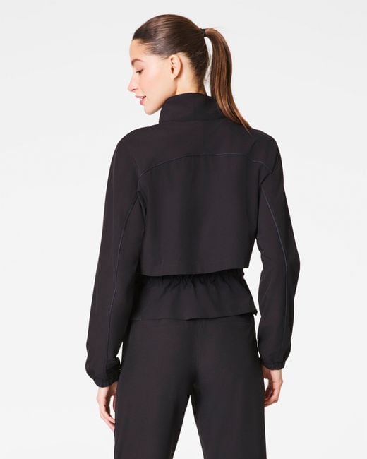 Spanx Blue On The Move Cinched Back Jacket