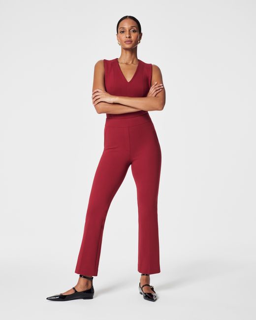 Spanx Red The Perfect Pant, Kick Flare