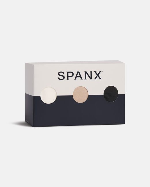 Spanx White Smooth Fit-To-You Supima Cotton Thong 3-Pack