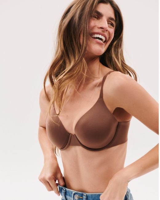 Spanx Brown Supersmooth Brava Lightly Lined Bra