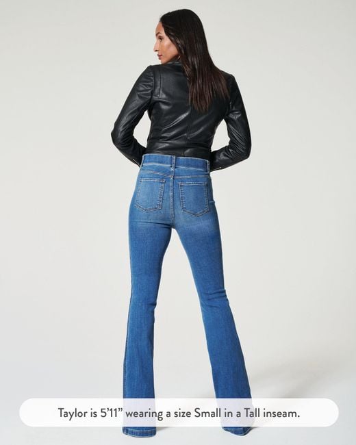 Spanx Flare Jeans in Blue