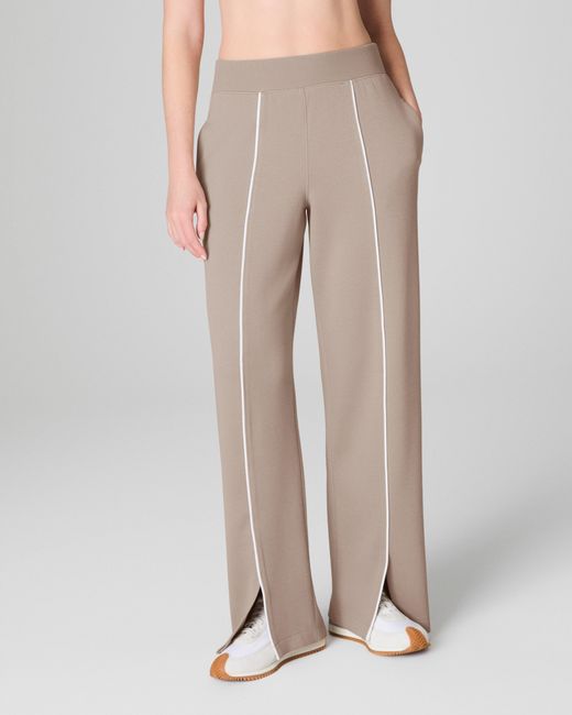 Spanx Natural Airessentials Pique Straight Leg Pants