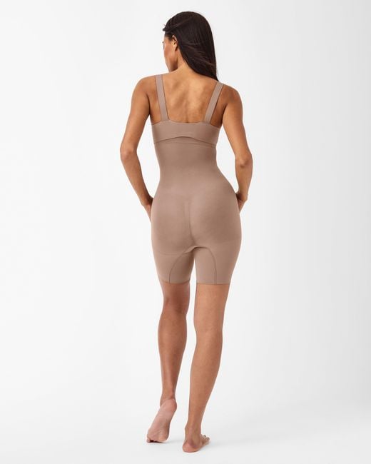 Spanx Multicolor Seamless Power Sculpting High-waisted Mid-thigh Short