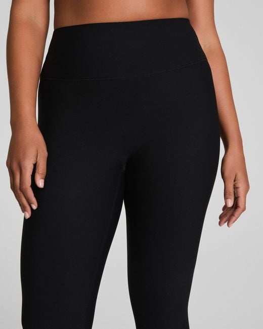 Spanx Black Smooth Onform Cropped Leggings, 19"