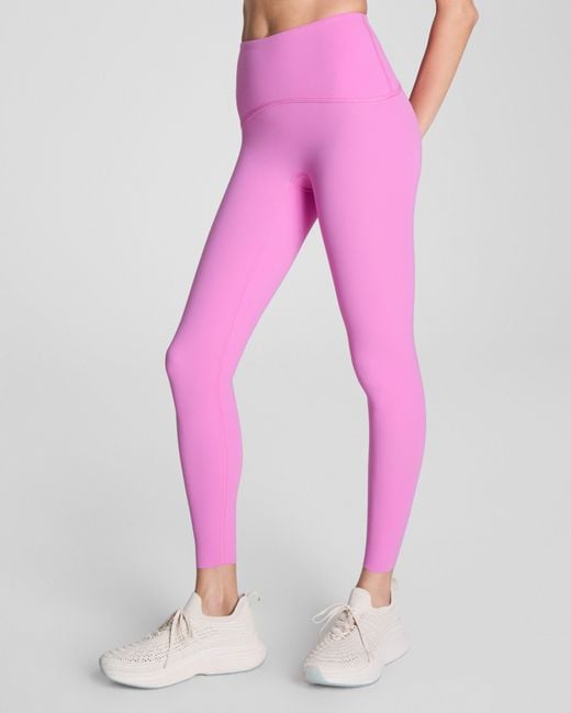 Spanx Pink Shape Booty Boost Full Length Leggings