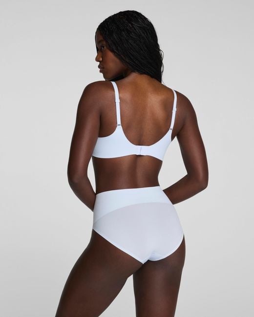 Spanx White Supersmooth Brava Push-Up Bra