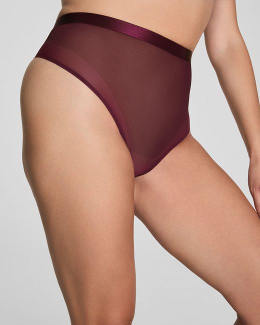 Spanx Purple Supersmooth Sheersense Thong