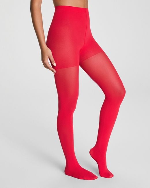 Spanx Red Shape Shorty Tights