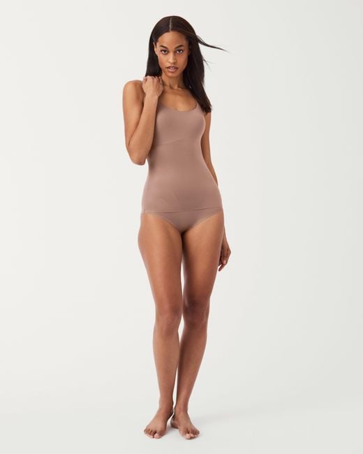 Spanx Brown Shape Invisible Tank Top