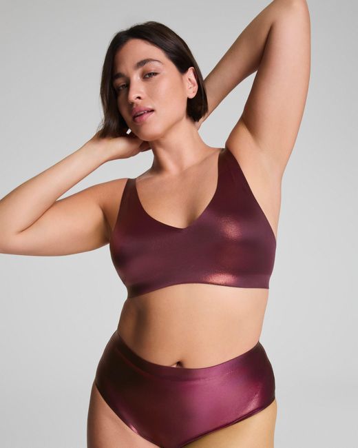 Spanx Red Shape Luxeshine Bralette