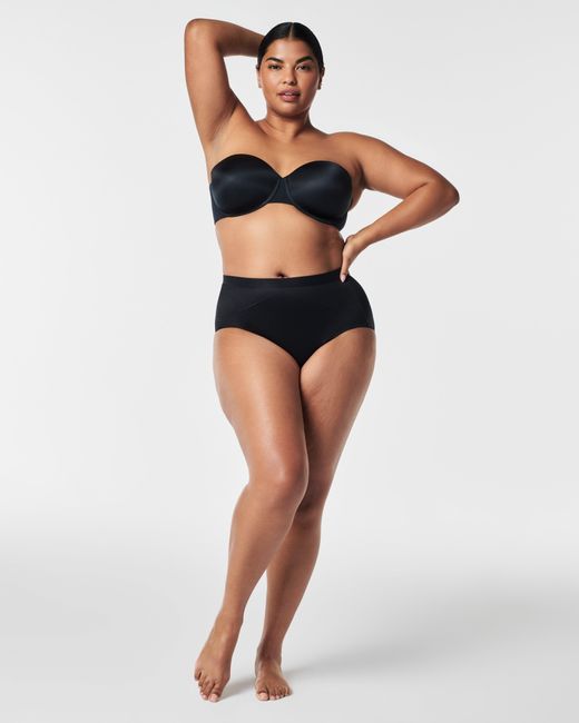 Spanx Black Smooth Suit Your Fancy Strapless Bra