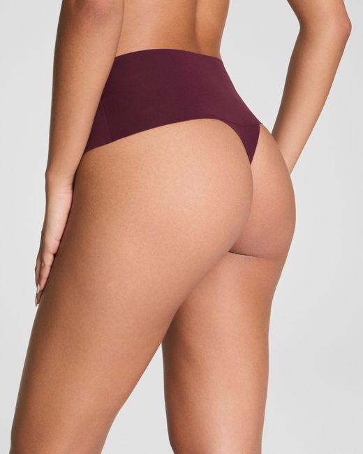 Spanx Brown Supersmooth Undie-Tectable Thong