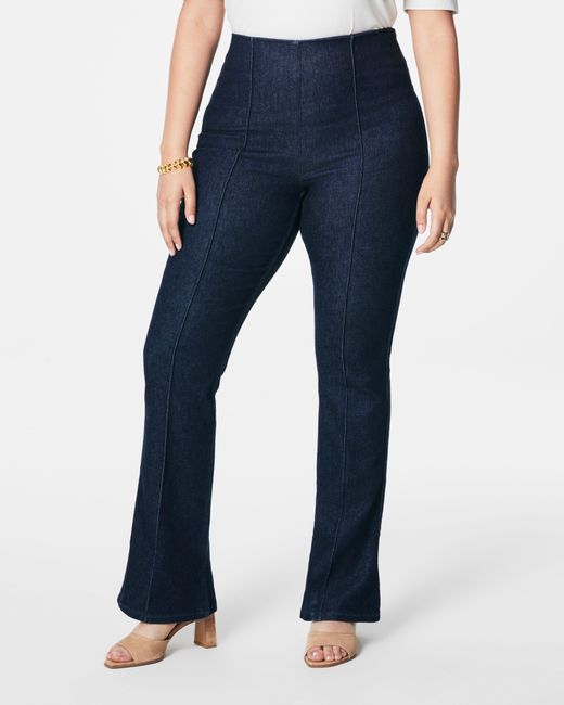 Spanx White Shape Original Everywear Zero Waistband Micro Flare Jeans, Raw