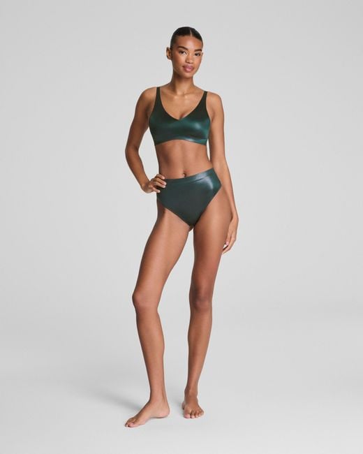 Spanx Green Shape Luxeshine Thong