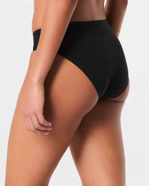 Spanx Black Smooth Fit-To-You Supima Cotton Bikini 3-Pack