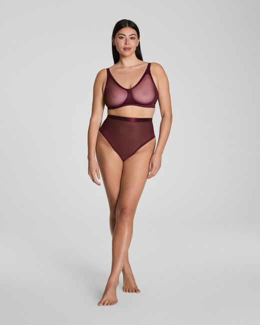 Spanx Purple Supersmooth Sheersense Thong