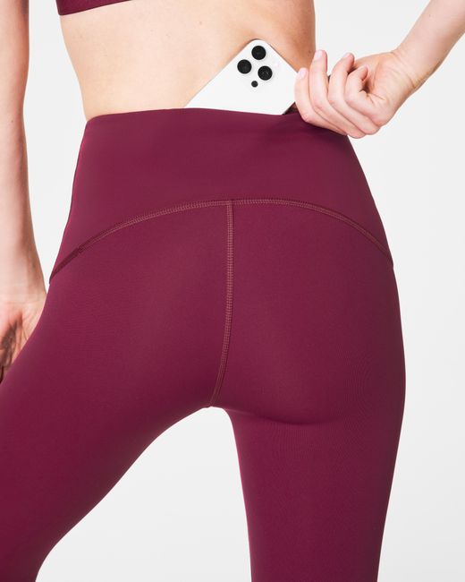 Spanx Red Shape Booty Boost Full Length Leggings