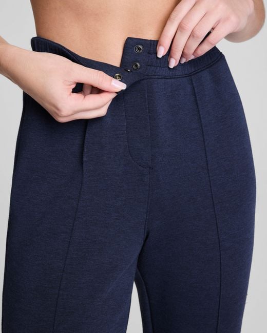 Spanx Blue Airessentials Brushed Flare Pants