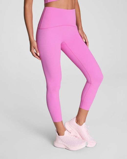 Spanx Pink Shape Booty Boost 7/8 Leggings