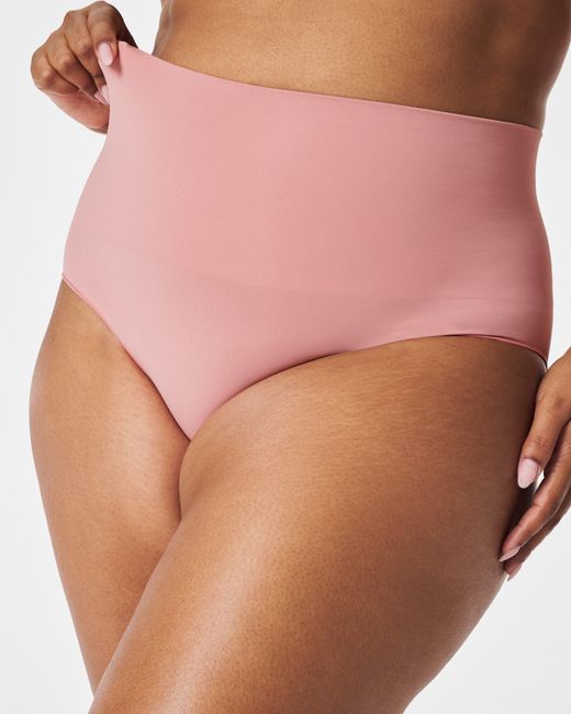 Spanx Pink Seamless Power Sculpting Ecocare Brief