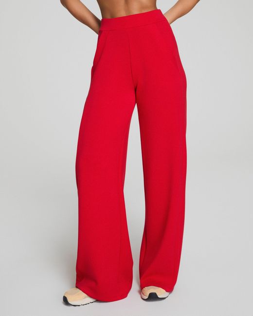 Spanx Red Airessentials® Wide Leg Track Pant