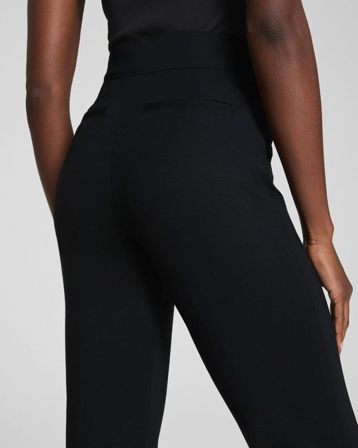 Spanx Black Supersmooth Perfectfit Ponte Slim Straight Pants